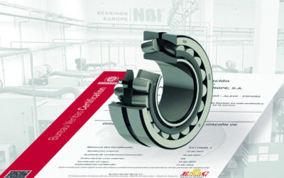 NBI Bearings Europe consigue la certificación ISO 9001:2015 en su planta de Oquendo