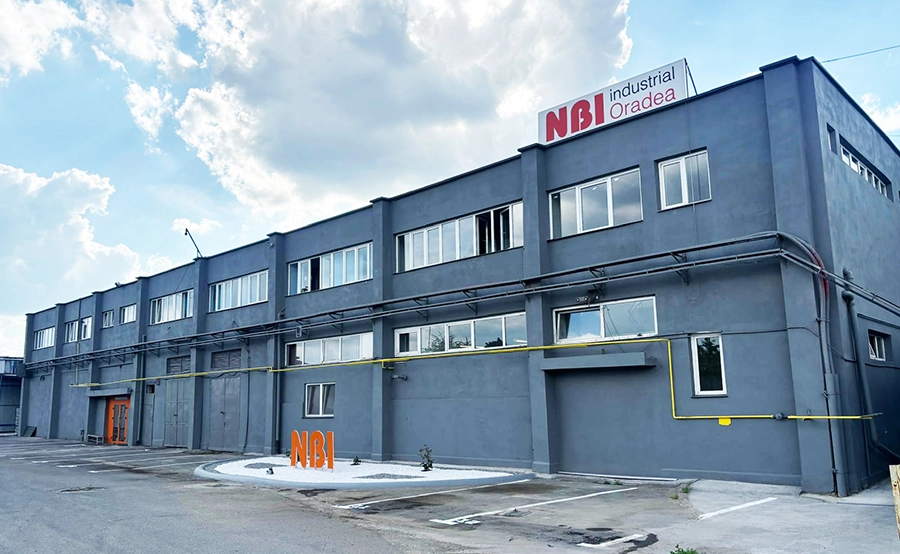 Instalaciones de NBI Industrial Oradea tras la renovación de su imagen corporativa