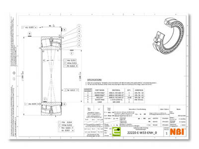 dimensional sample test nbi