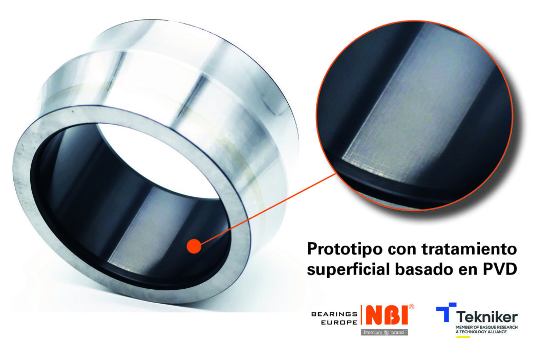 NBI Bearings Europe, in collaboration with IK4-TEKNIKER, has developed bearings with improved characteristics